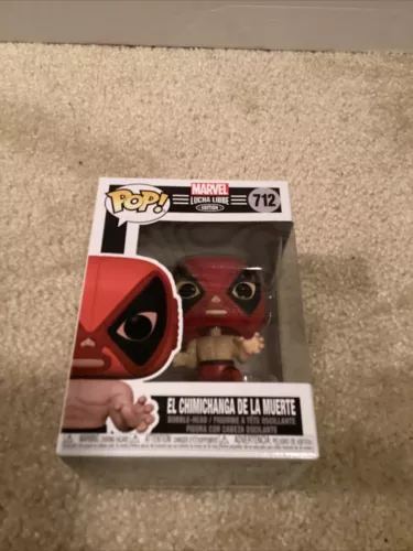 FUNKO POP! EL CHIMICHANGA DE LA MUERTE #712~ MINT~ MARVEL LUCHA LIBRE SERIES ~