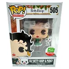 Funko Pop Elf Betty Boop & Pudgy 505 Exclusive 2018 With Protector Near Mint New