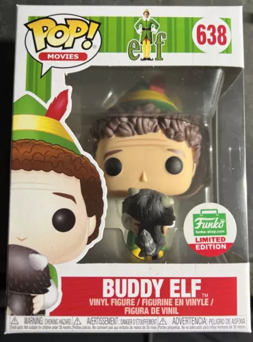 Funko Pop! Elf Buddy With Raccoon #638 Funko  Shop Exclusive