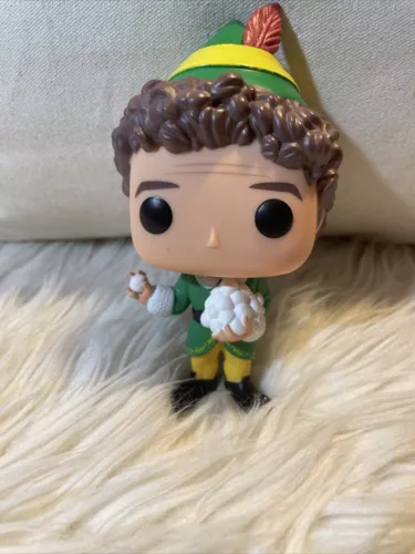 Funko Pop Elf Movie Buddy Elf With Snowballs BoxLunch Exclusive, #488, Loose