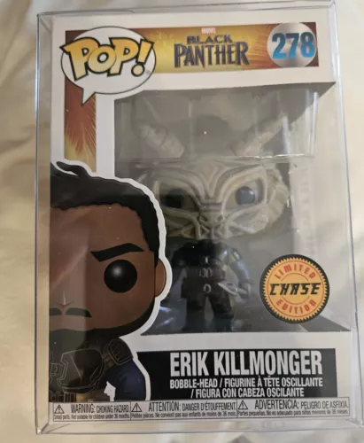 Funko Pop! Erik Killmonger #278 (Chase) w/Protector