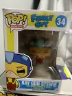 FUNKO POP! FAMILY GUY ANIMATION #34 RAY GUN STEWIE WITH ELITE PROTECTION CASE