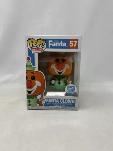 Funko POP! Fanta Clown Ad Icons #57 Limited Edition W/ Fanta Drink - SHIPS NOW