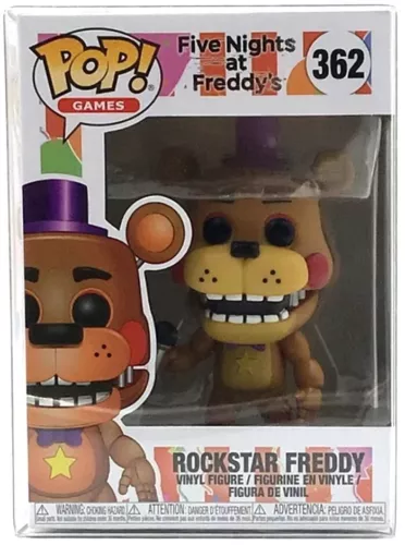 Funko POP! Five Nights At Freddy's Rockstar Freddy #362 with POP Protector