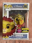 Funko pop Flocked Simba #302 entertainment earth exclusive Lion king Funko pop!k