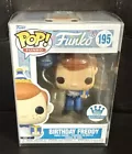 FUNKO POP! FREDDY FUNKO Birthday Freddy #195 SHOP EXCLUSIVE RARE W/Protector