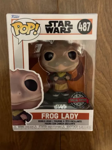 Funko Pop! Frog Lady Star Wars The Mandalorian #487 Special Edition Sticker