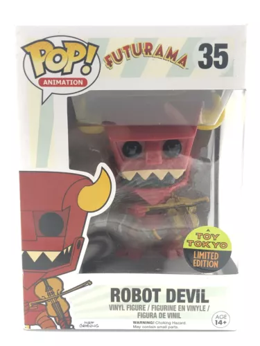 Funko Pop! Futurama Robot Devil with Violin Exclusive #35