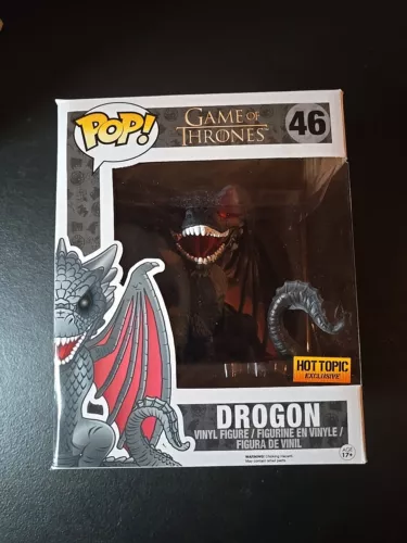 Funko Pop! Game Of Thrones Hot Topic Exclusive Red Eyes Drogon #46