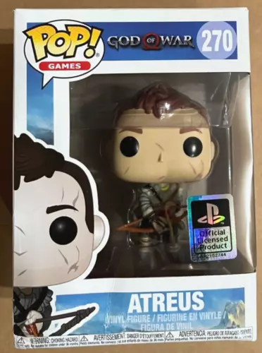 Funko Pop! Games #270 God of War Atreus Playstation Vaulted [BoxDmg]