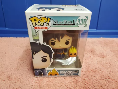 Funko Pop Games - #330 - ROLAND w HIGGLEDY - Nino Kuni II NIB