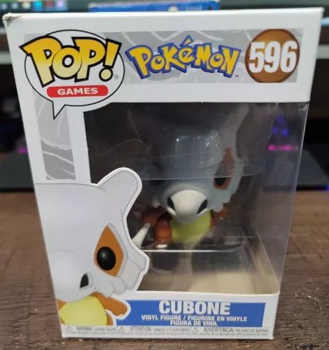 Funko POP! Games: Cubone #596 - Pokemon Vinyl Figure - Vaulted - Not Perfect