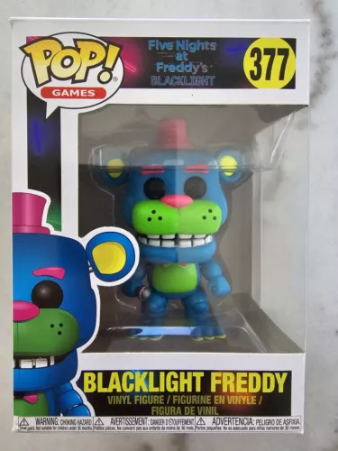 Funko POP Games Figure : Five Nights At Freddys #377 Blacklight Freddy