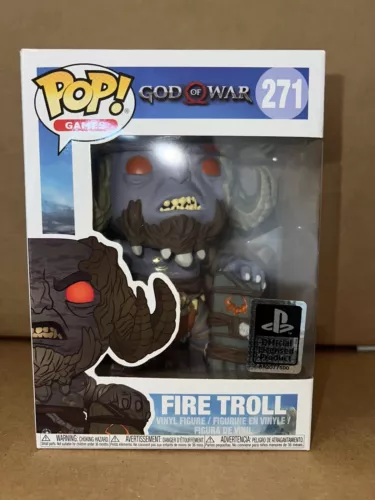 Funko Pop! Games: God Of War - Fire Troll #271 (PlayStation Official Product)