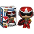 Funko POP! Games: Mega Man PROTO MAN #104 Figure w/ Protector