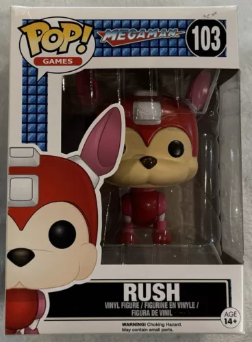 Funko POP! Games Mega Man Rush #103 Vinyl Figure Minor Box Damage