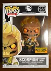 Funko POP! Games Mortal Kombat X Scorpion (Flaming Skull) #255 Hot Topic Excl.