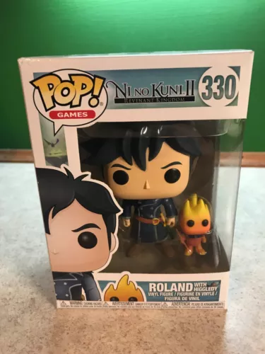 Funko POP!- games Ni No Kuni II Revenant Kingdom Roland with Higgledy 330