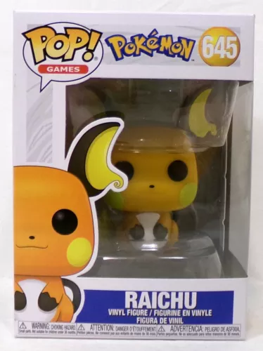 Funko Pop! Games Pokemon 645 Raichu Vinyl Figure New