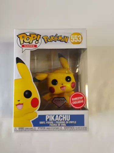 Funko Pop! Games Pokémon Pikachu 553 Diamond Edition GameStop Exclusive