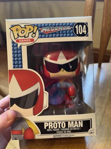 Funko Pop Games Proto Man Mega Man #104 MIB Authentic