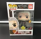 Funko Pop! Geralt Igni 554 The Witcher Glow In The Dark Gamestop Exclusive