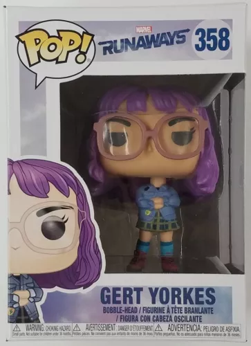 Funko POP Gert Yorkes #358 Marvel Runaways Vinyl Figure - Ariela Barer