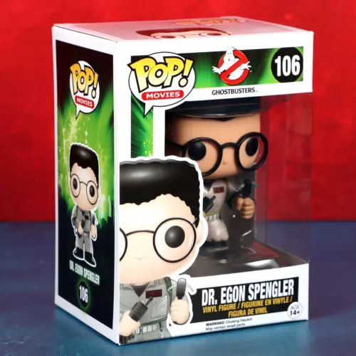 Funko Pop Ghostbusters 106 Dr. Egon Spengler Harold Ramis 2014 With Protector