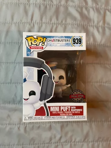 Funko pop! GhostBusters AfterLife 939 Mini Puft With HeadPhones Special Edition