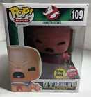 Funko Pop Ghostbusters Stay Puft Marshmallow Man 109 Fugitive Toys GITD NOT MINT