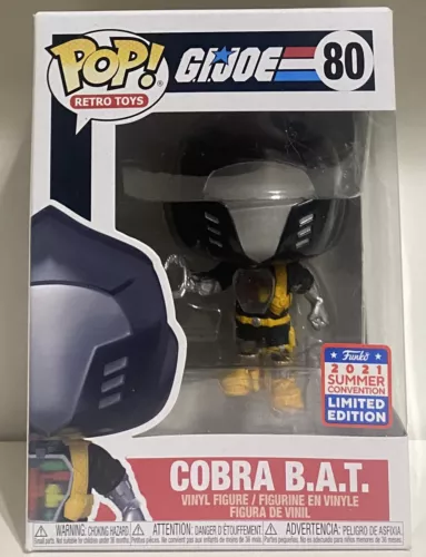 Funko POP! GI Joe Cobra B.A.T. Retro Toys Summer Convention Limited Edition #80