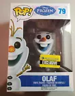 Funko Pop! Glitter Olaf #79 Entertainment Earth Exclusive w/Protector