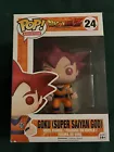 Funko Pop! Goku Super Saiyan God #24 Dragon Ball Z Animation Figure w/ Protector