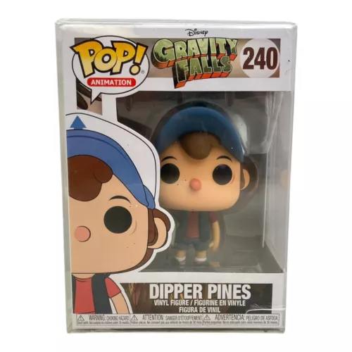 Funko Pop Gravity Falls Dipper Pines 240 Vinyl Figure Disney Animation Protector