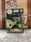 Funko Pop Green Yoda ECCC Exclusive #124 Official Con Sticker Star Wars NEW