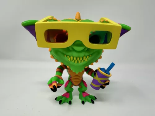 Funko POP Gremlins Stripe with 3D Glasses Black Light #1421 Exclusive Figure OOB