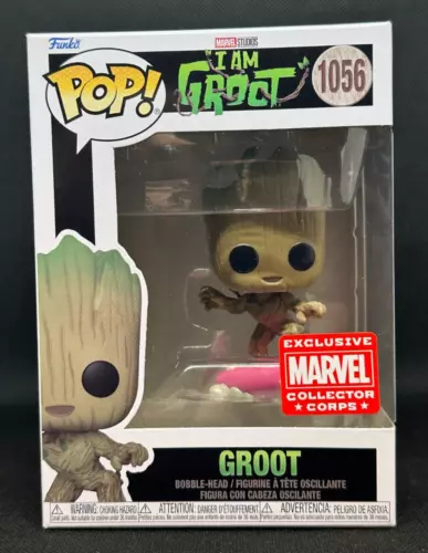 Funko Pop Groot 1056 I Am Groot Marvel Collector Corps Exclusive Vinyl Figure