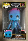 Funko Pop Groot 1242 Marvel 10" Jumbo Target Exclusive Black Light Vinyl Figure