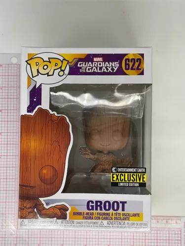 Funko Pop! Guardians of the Galaxy - Wood Deco Groot EE Exclusive #622 Earth B03