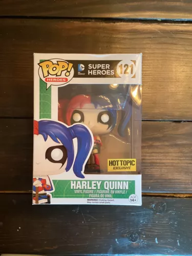 FUNKO POP! Harley Quinn DC Super Heroes #121 Hot Topic Exclusive