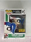 FUNKO POP! Harley Quinn DC Super Heroes #121 Hot Topic NON-MINT BOX SEE PICS F02