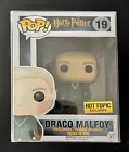 Funko Pop Harry Potter Draco Malfoy Quidditch Hot Topic Exclusive W/Protector 19