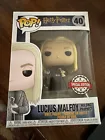 Funko Pop Harry Potter Lucius Malfoy Holding Prophecy #40 + Free Protector