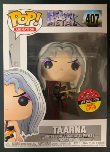 Funko Pop Heavy Metal Taarna Toy Tokyo SDCC Toy Tokyo 2018 Exclusive w/Protector