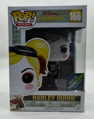 Funko Pop Heroes 166 DC Comics Bombshells Harley Quinn ThinkGeek Exclusive