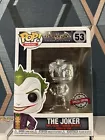 Funko Pop! Heroes #53 Batman Arkham Asylum The Joker SILVER Chrome Special Ed.