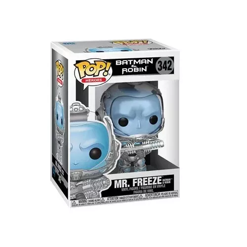 Funko POP! Heroes: Batman and Robin Mr. Freeze Figure #342 + Protector