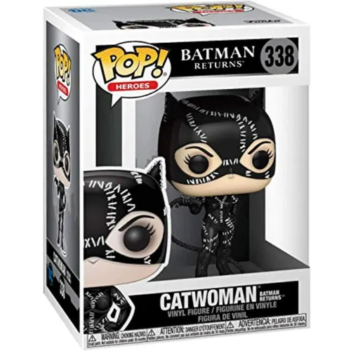 Funko POP! Heroes: Batman Returns CATWOMAN Figure #338 w/ Protector