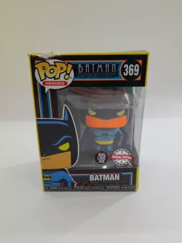 Funko Pop! Heroes Batman The Animated Series 369 Batman Black Light Glow