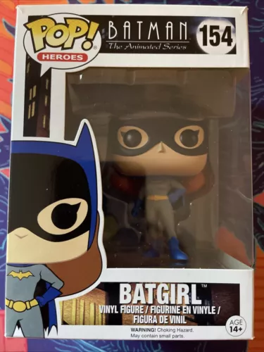 Funko Pop! Heroes Batman The Animated Series Batgirl 154 Vinyl + Protector